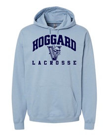 Hoggard Lacrosse Logo Light Blue Hoodie - Orders due  Thursday, February 29, 2024